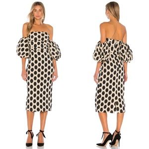 Revolve x LPA Maya Polka Dot Dress